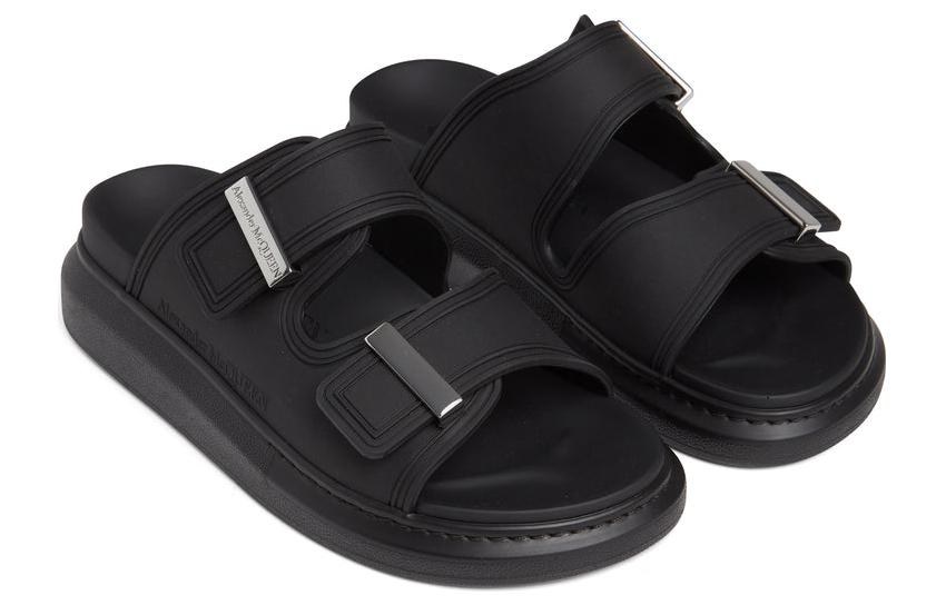 Alexander McQueen Hybrid Slides Black