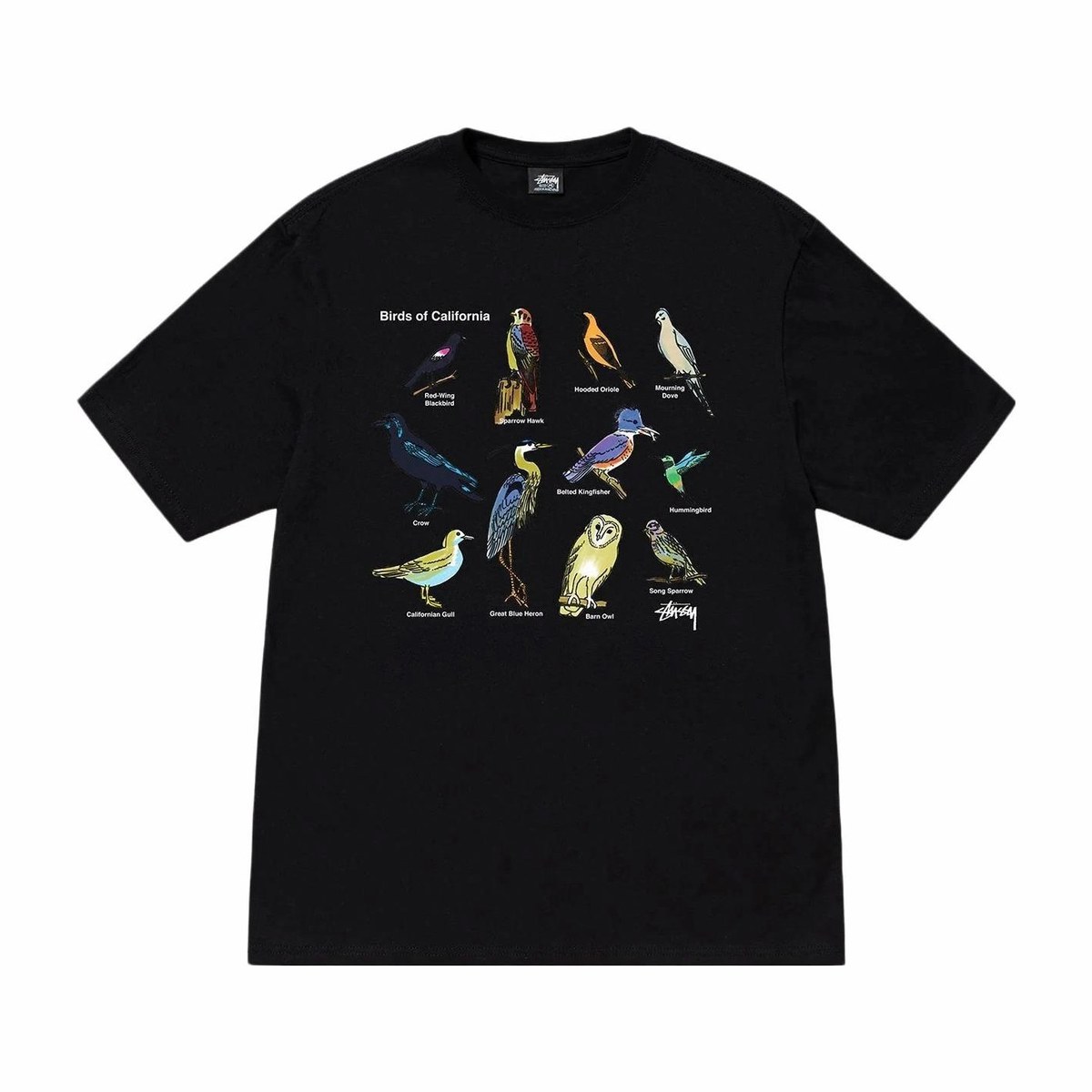 Stussy Bird Print T-Shirt
