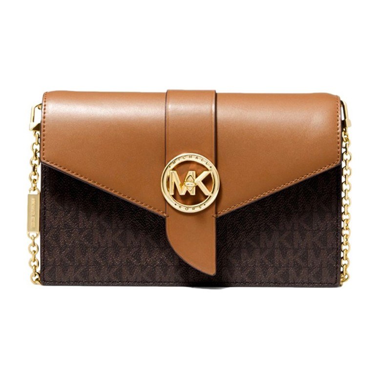 Michael Kors Charm Logo Chain Bag