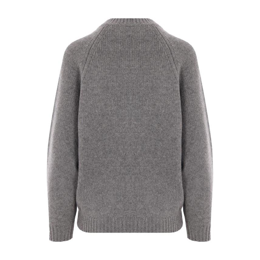 KENZO Floral Print Crewneck Sweater Grey