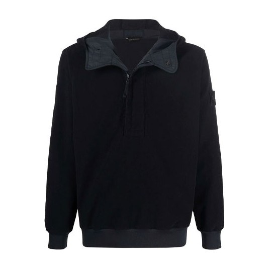 Stone Island Ghost Pieces Hoodie Navy