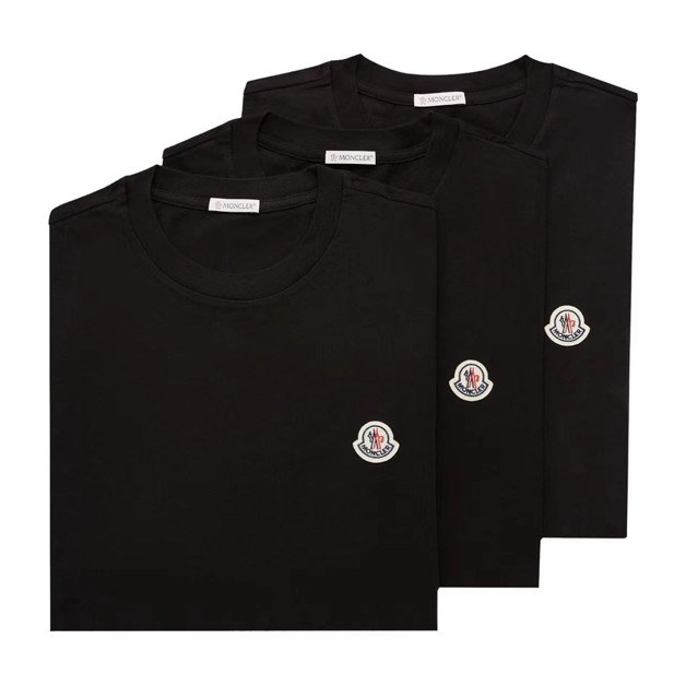 Moncler SS24 T-Shirt Pack Black
