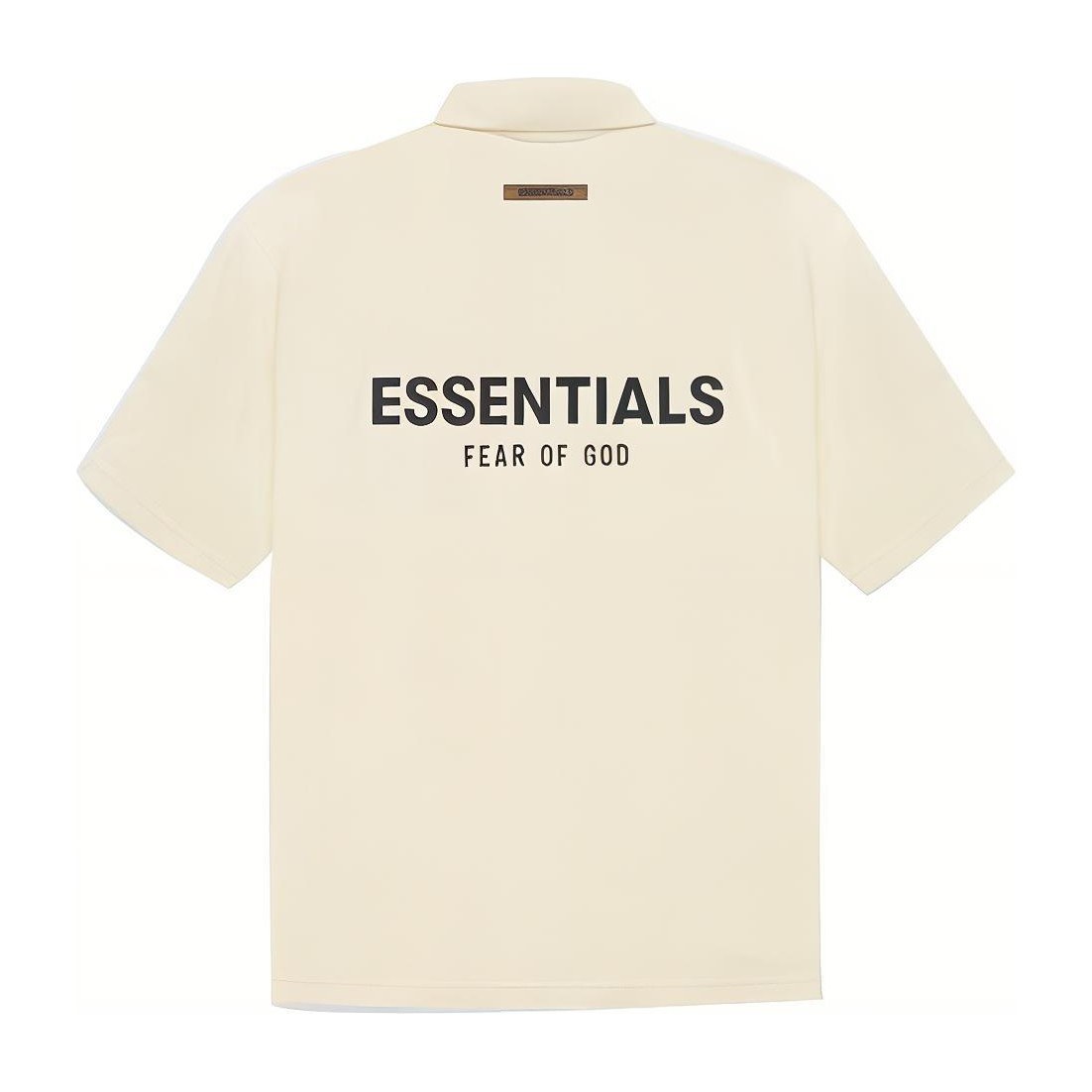 Fear of God Essentials SS21 Short Sleeve Polo Buttercream/Cream