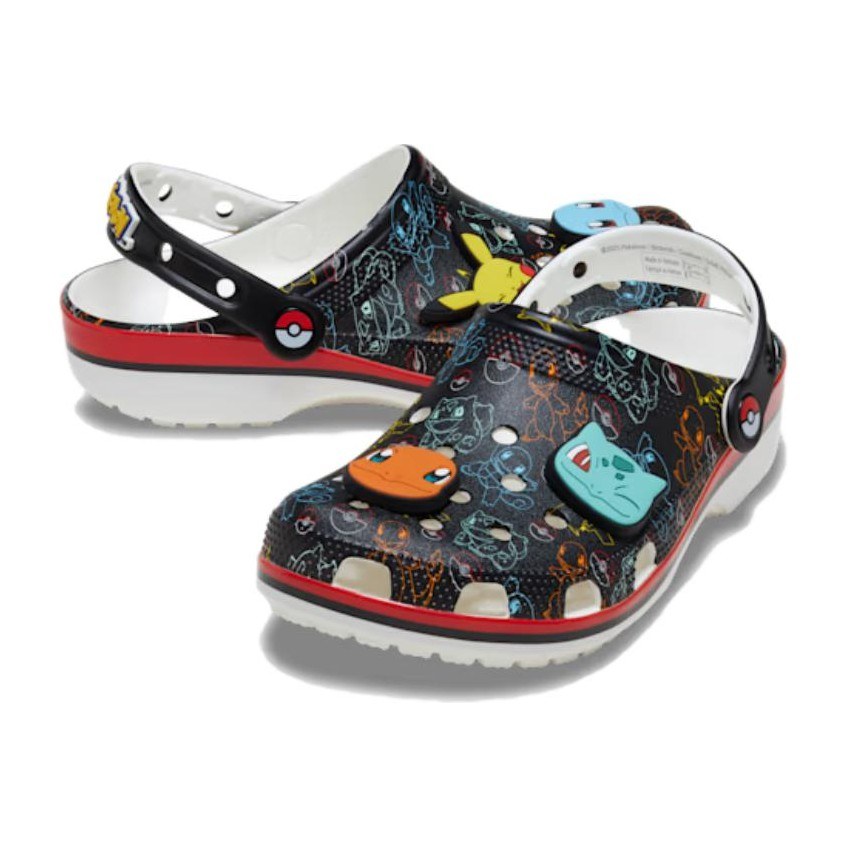 Pokemon x Crocs Classic Clog Black