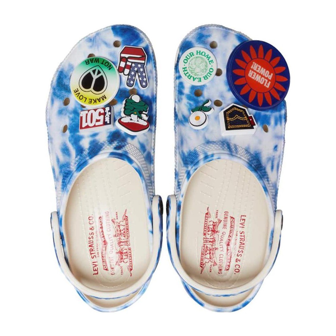 Levi's x Crocs Classic Clog Stucco