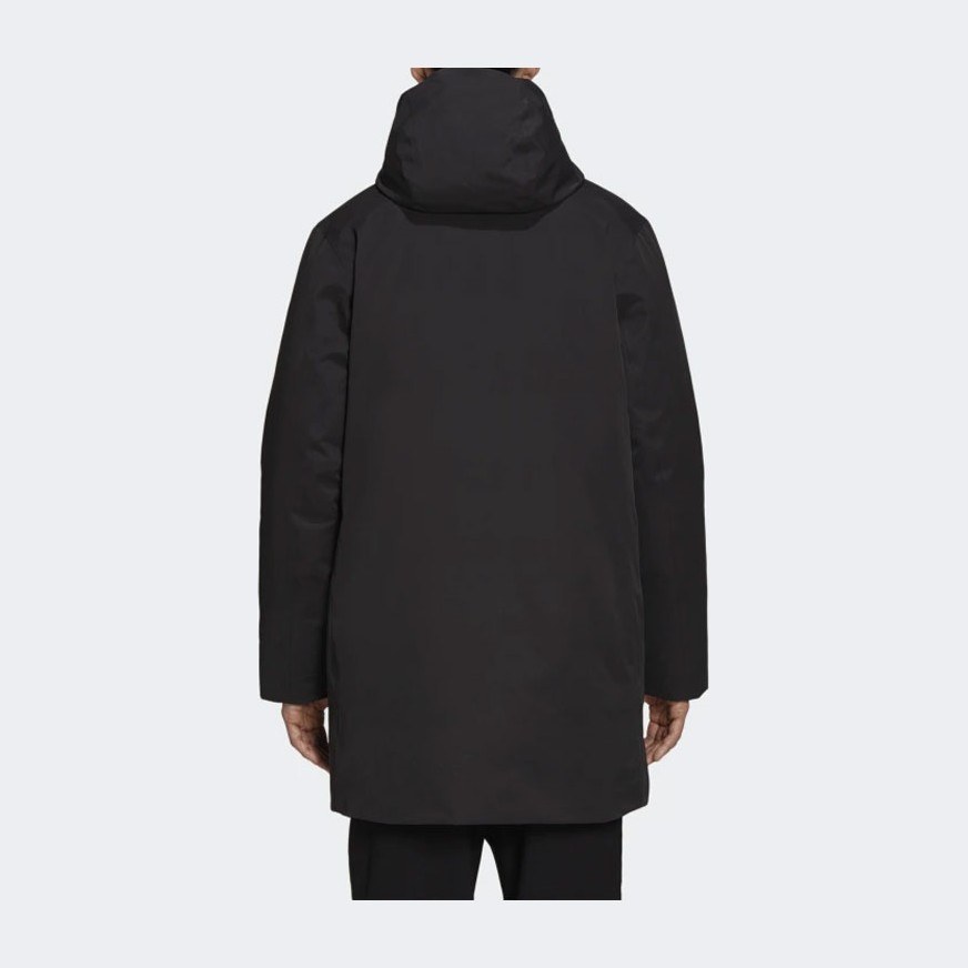 Y-3 Zip Windproof Down Jacket Black
