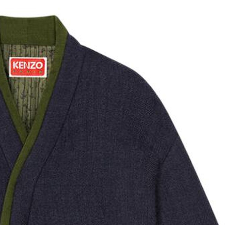 KENZO x Nigo EAST MEETS WEST V-Neck Jacket Blue