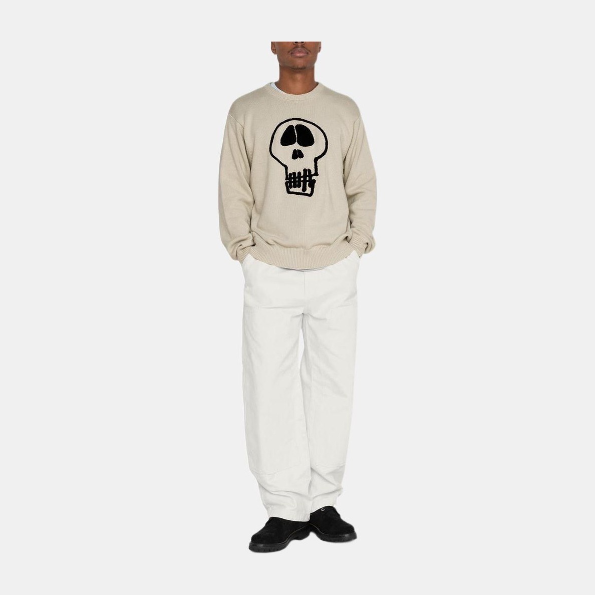 Stussy FW22 Skull Print Sweater