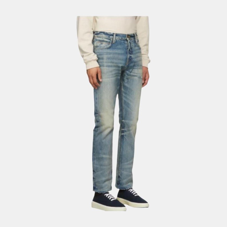 Fear of God Essentials FW22 5 Pocket Jean Indigo