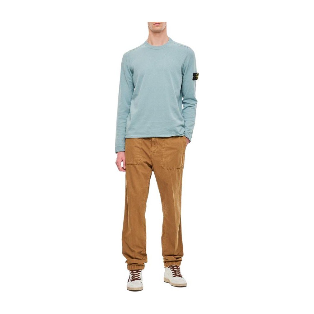 Stone Island SS23 Crewneck Sweatshirt Light Blue