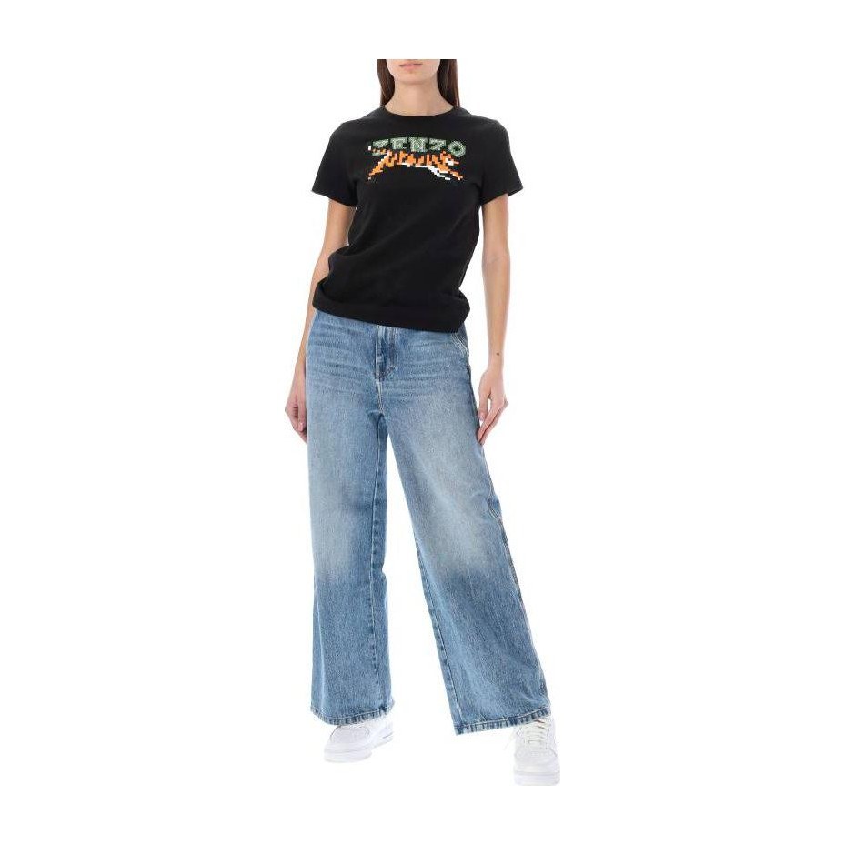 KENZO Pixel Logo T-Shirt Black