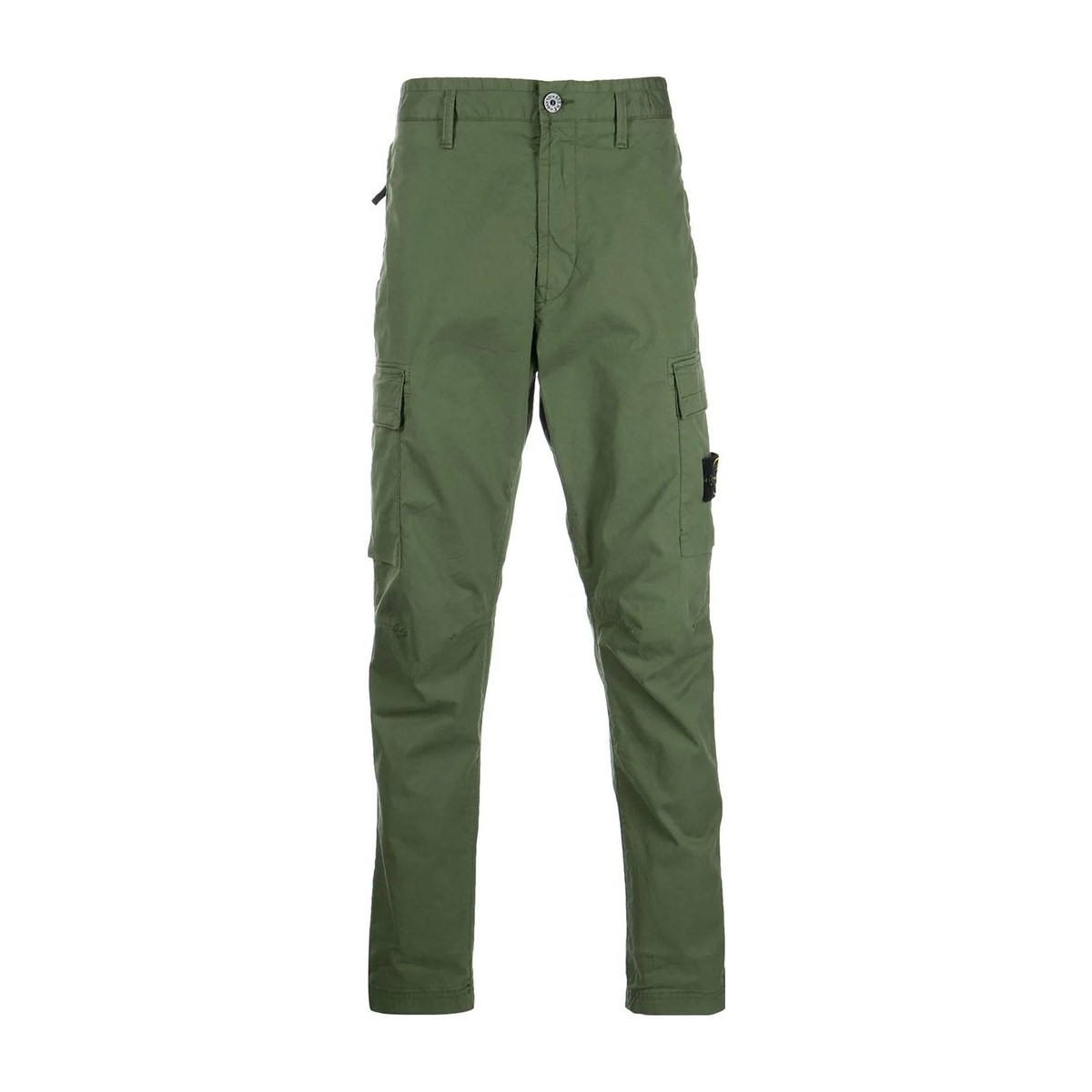Stone Island FW22 Logo Patch Pants Green