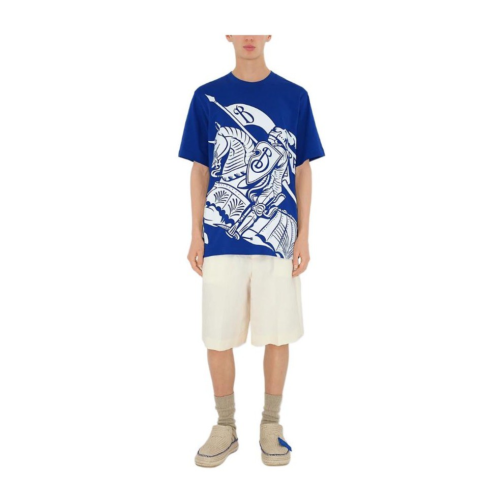 Burberry Equestrian Knight Print T-Shirt