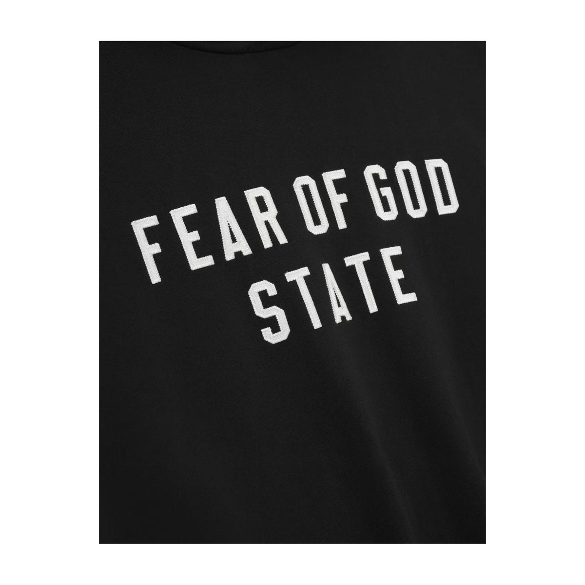Fear of God Essentials 90S Fit Hoodie Jet Black