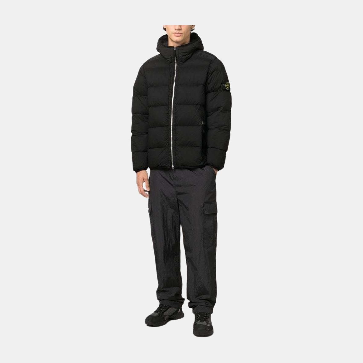 Stone Island SS23 Quilted Down Jacket Black