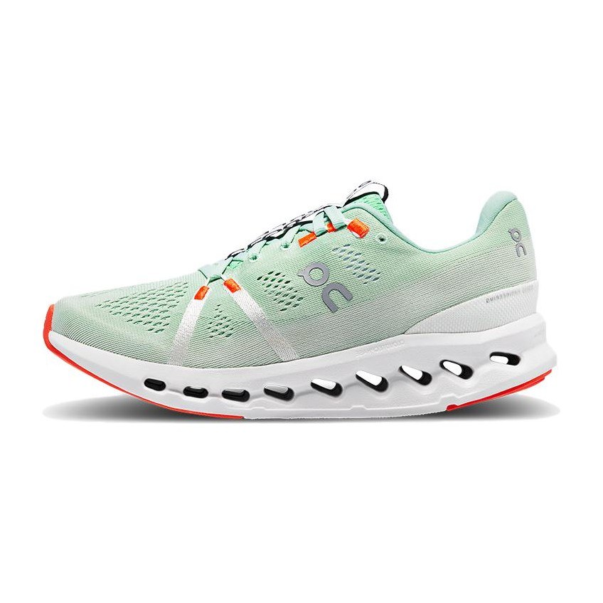 On Cloudsurfer Green White