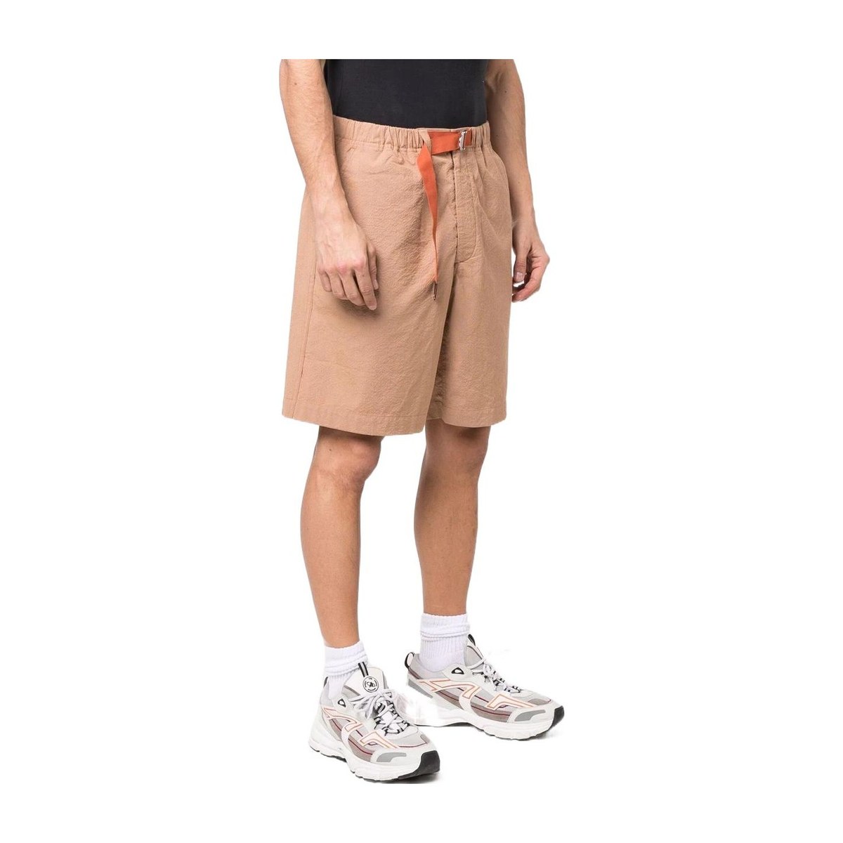 KENZO SS22 Logo Print Shorts Brown