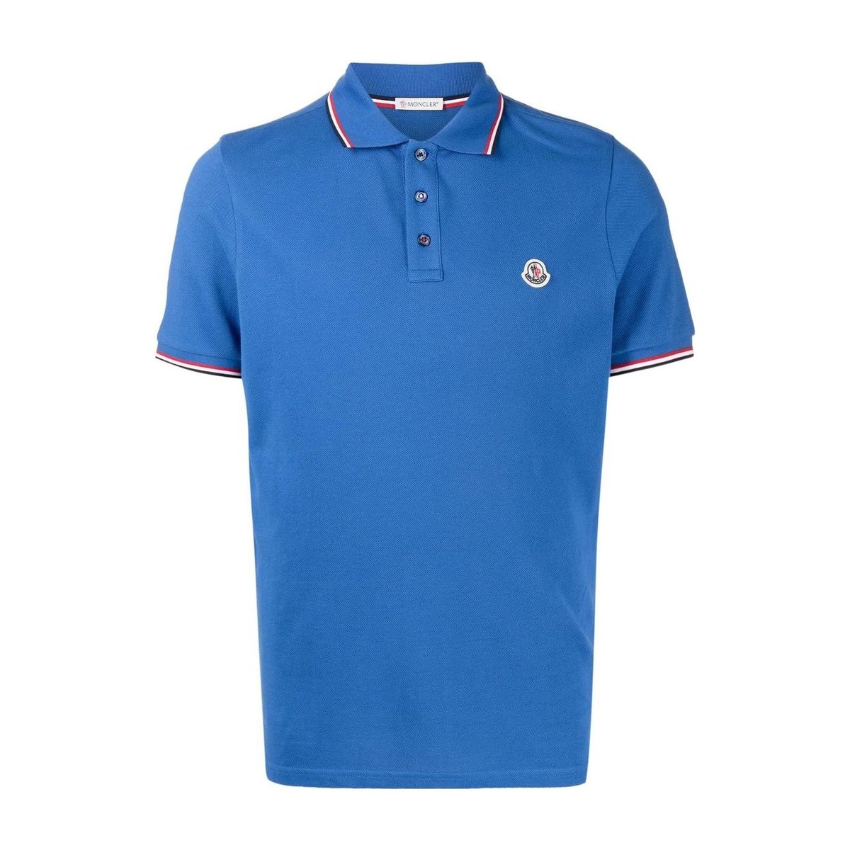 Moncler Polo Shirt Blue