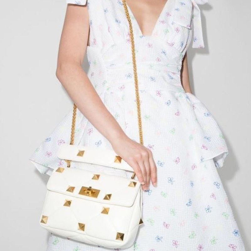 Valentino Roman Stud White