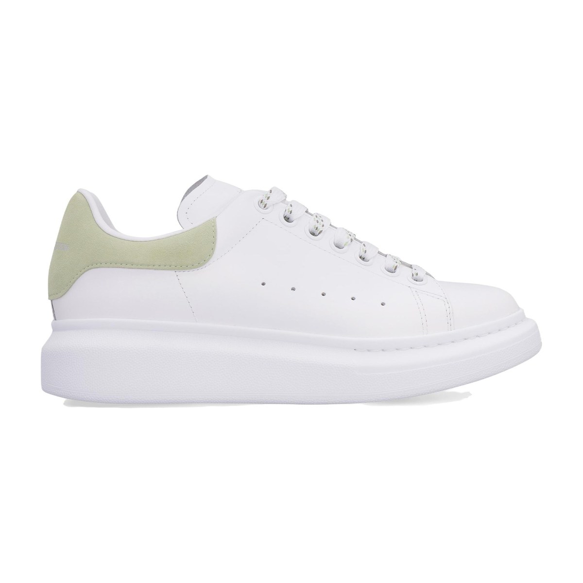 Alexander McQueen Oversize Sole White Green