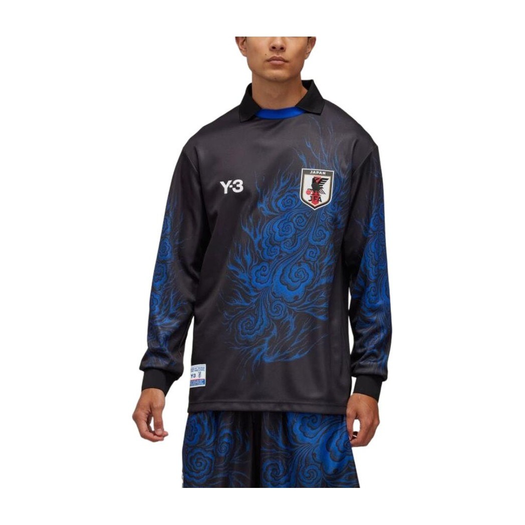 Y-3 x JFA SS24 Long Sleeve Tee Blue