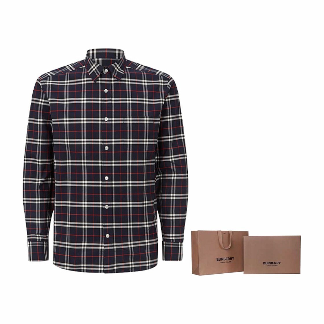 Burberry Classic Check Navy Shirt