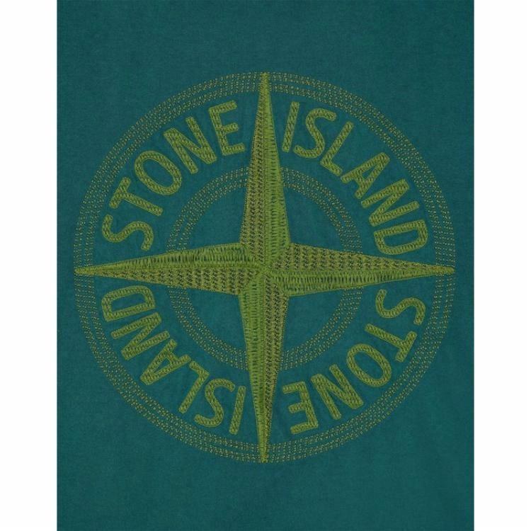 Stone Island SS23 Logo Print T-Shirt Green