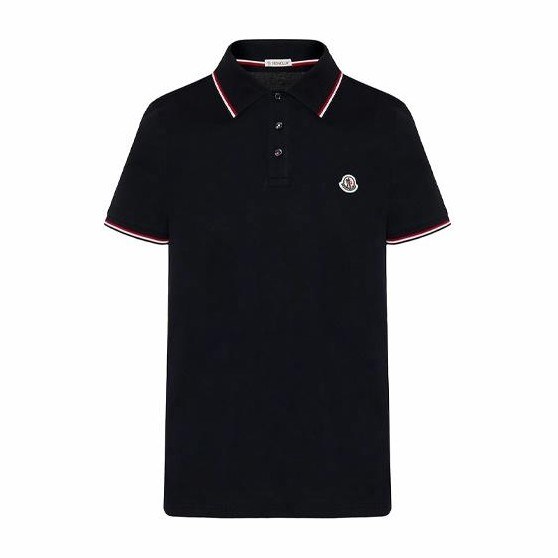 Moncler Polo Shirt Blue