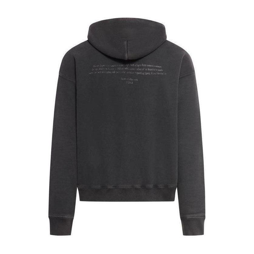 OFF-WHITE Letter Graphic Hoodie Black