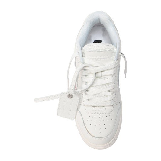 OFF-WHITE Leather Sneakers White Pink
