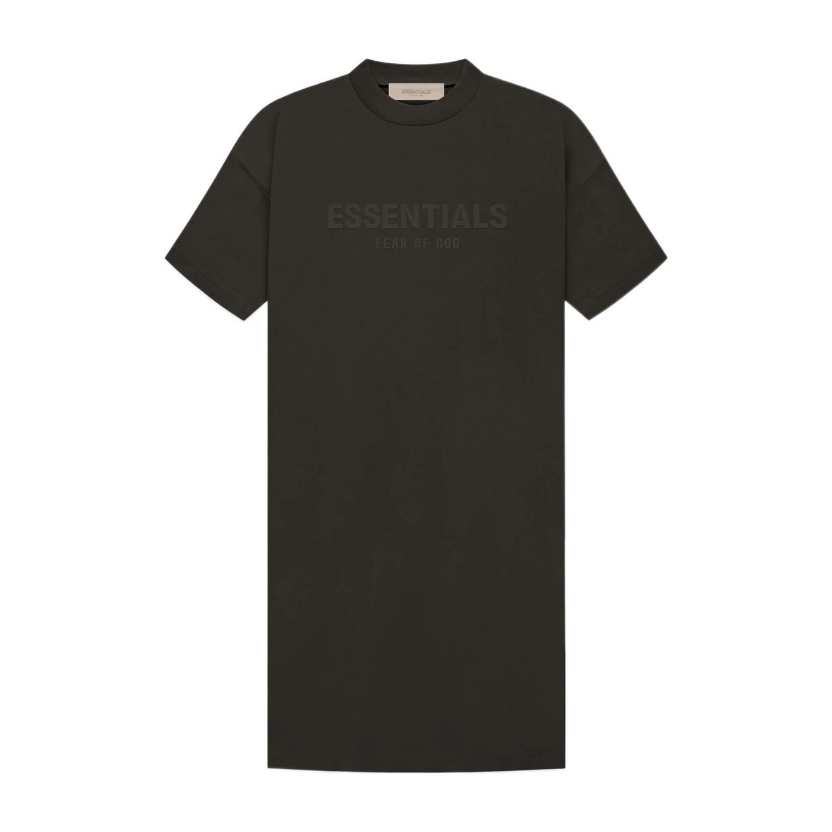 FW22 Womens Tee Dress Off Black