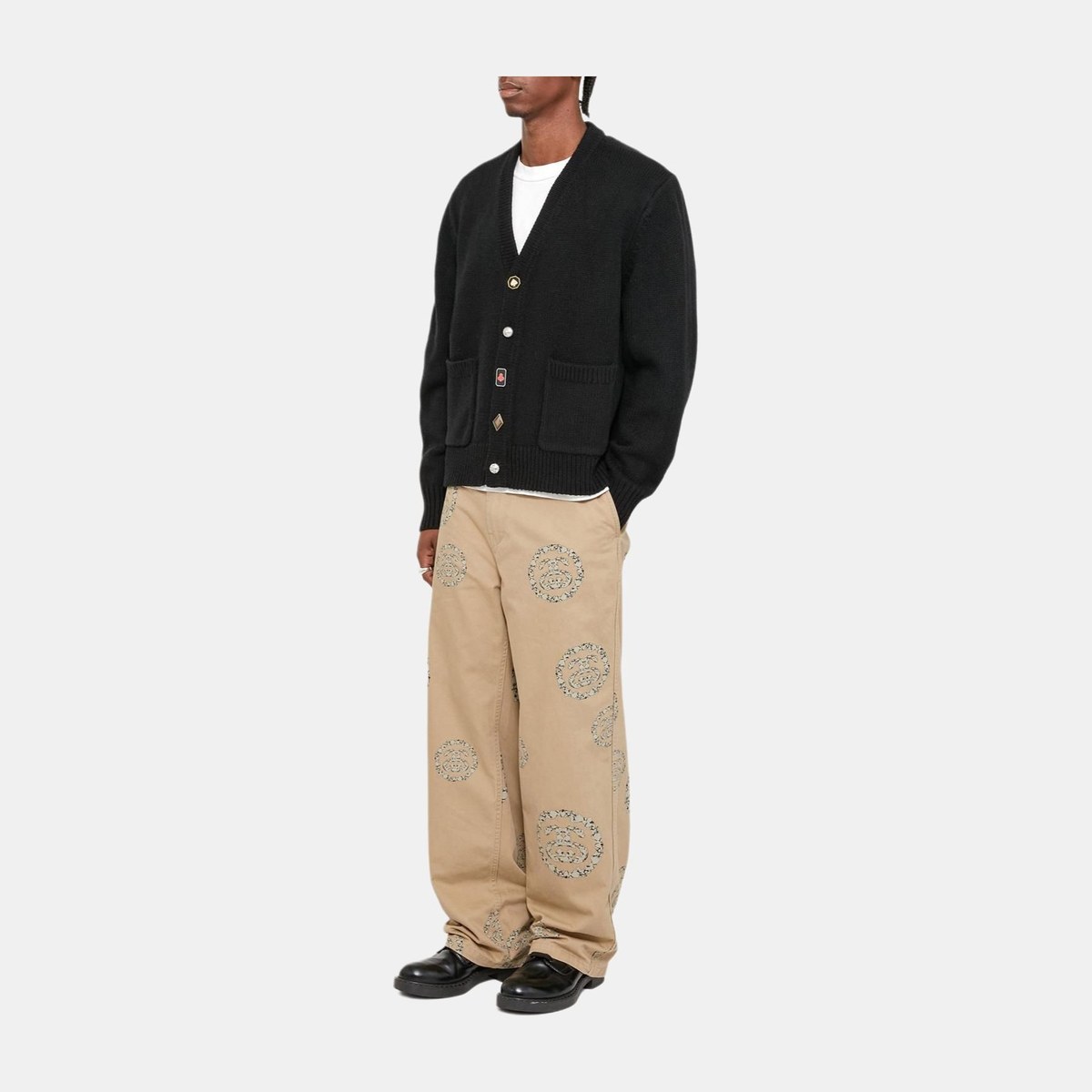 Stussy x Denim Tears SS25 Sweater Black
