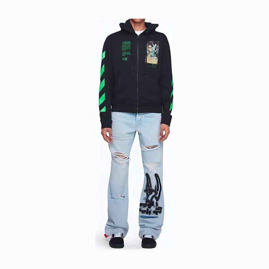 OFF-WHITE SS20 Graphic Print Hoodie