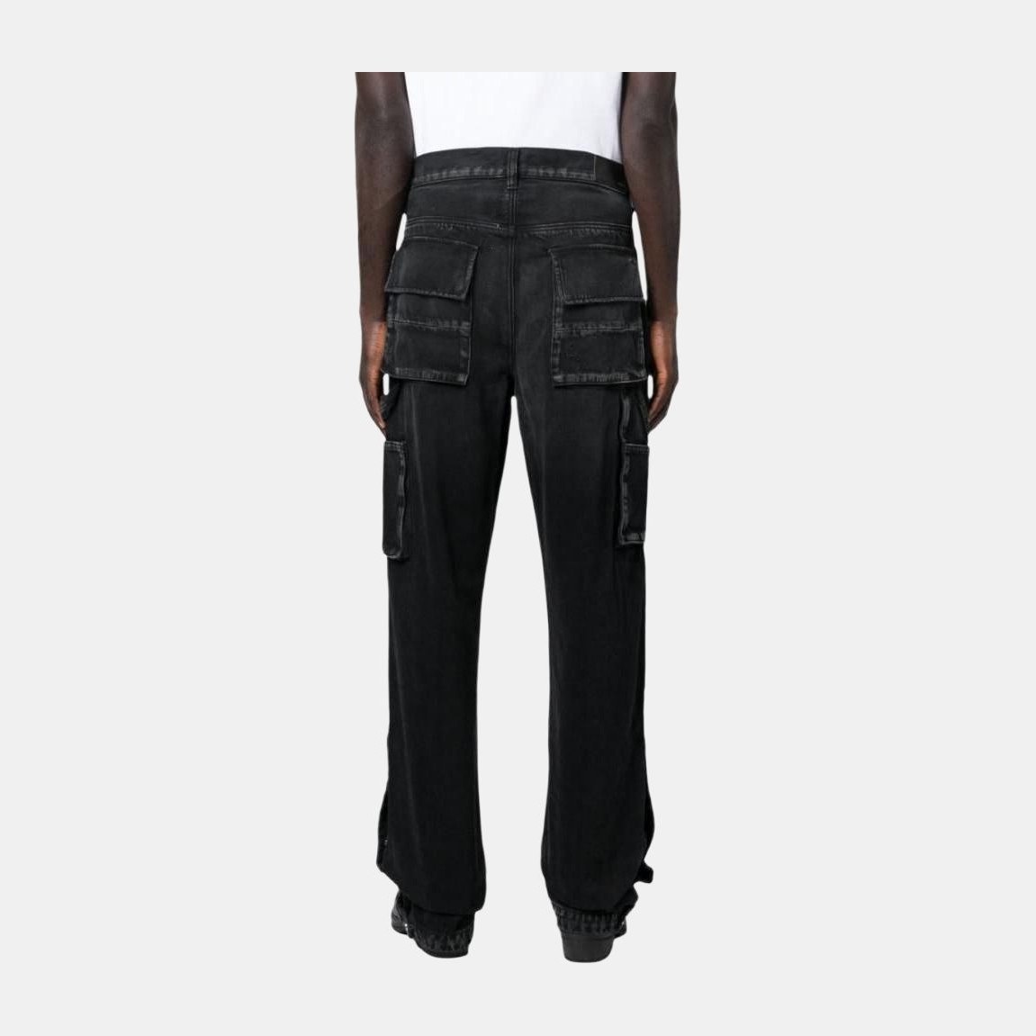 AMIRI Wide Leg Jeans Black