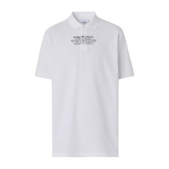 Burberry Polo Shirt White