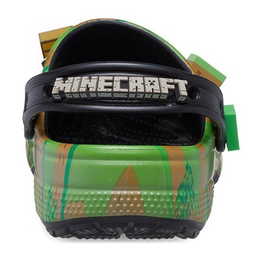 Crocs x Minecraft Green Slides