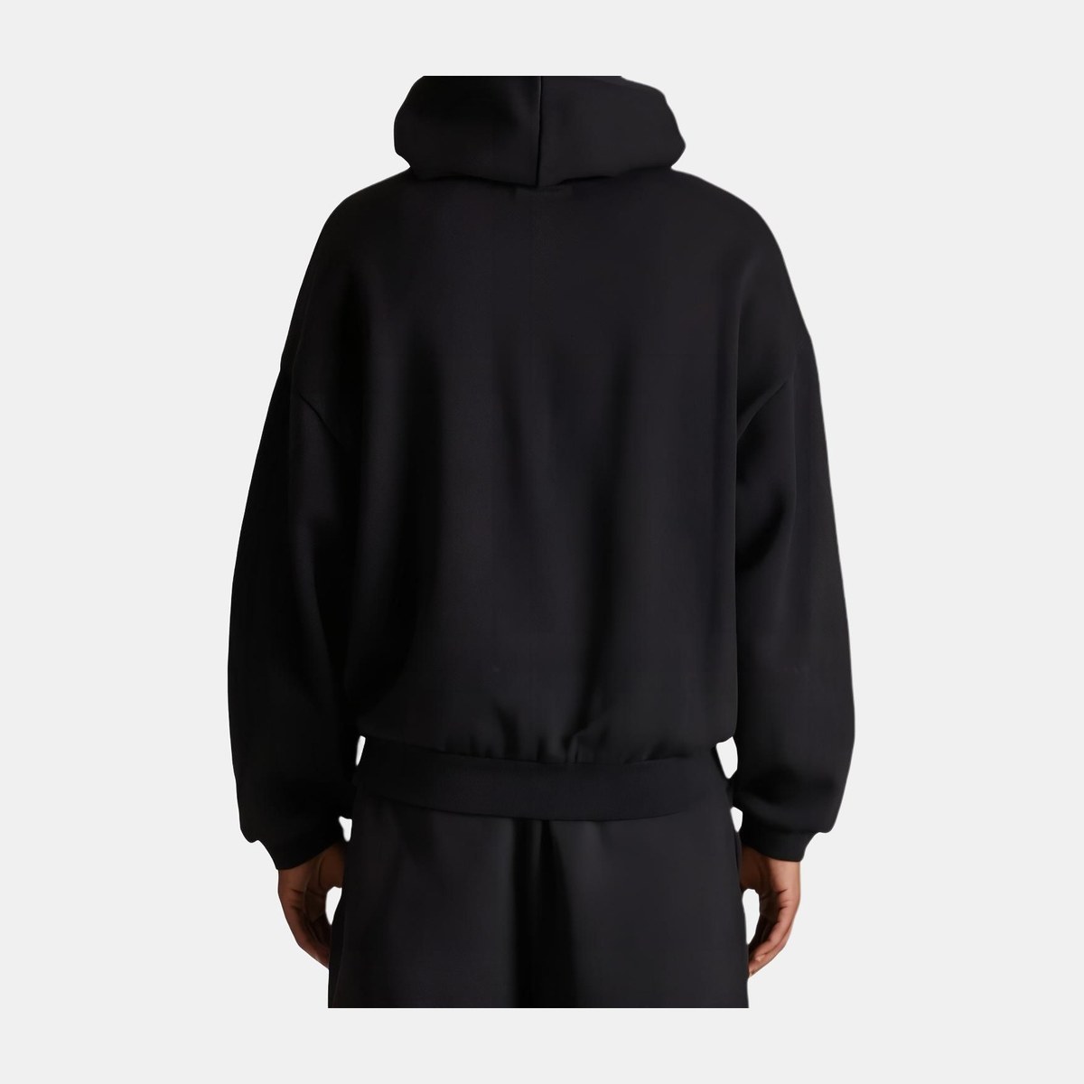 Fear of God Essentials Jet Black Hoodie