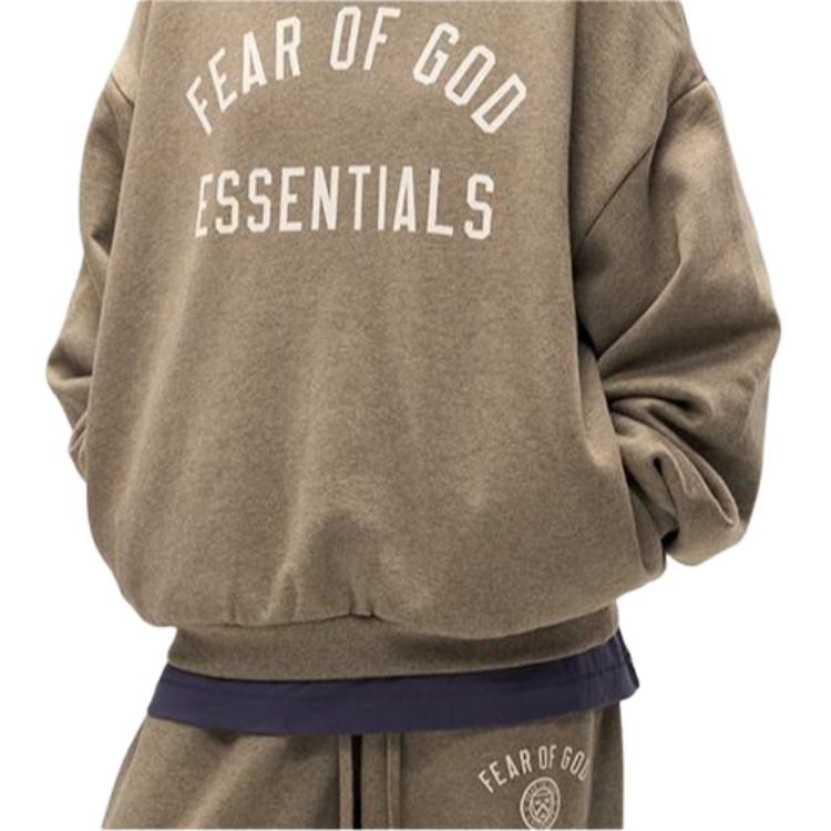 Fear of God Essentials FW24 Holiday Hoodie Deep Fog Grey