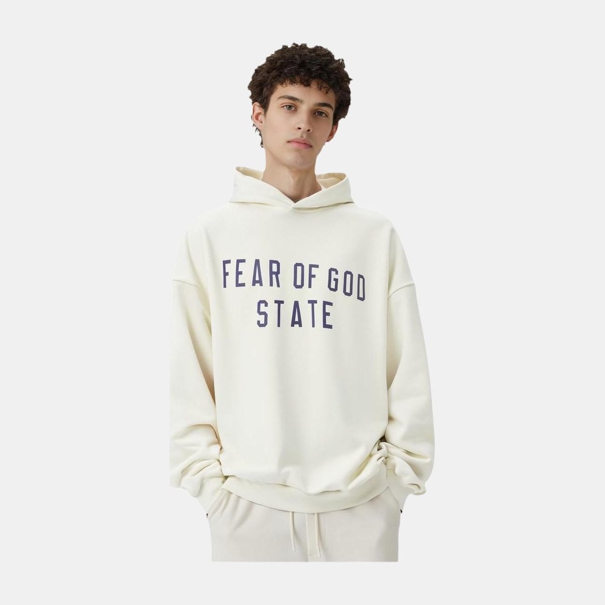 Fear of God Essentials Fleece Hoodie Ivory