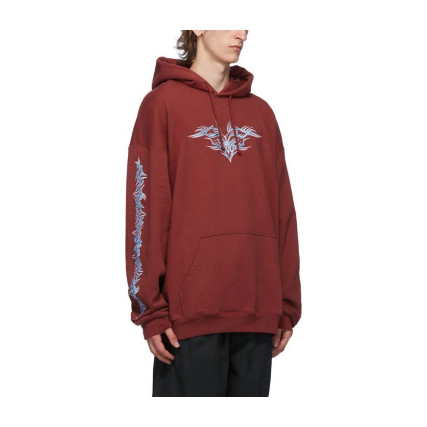 Vetements Hoodie Burgundy