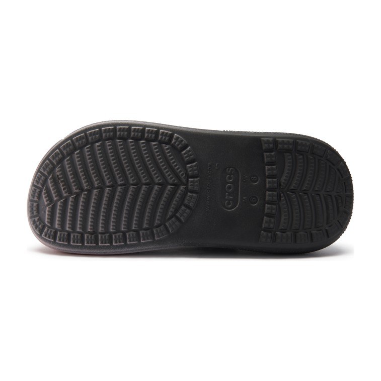 Crocs Classic Crush Clog Black Pink