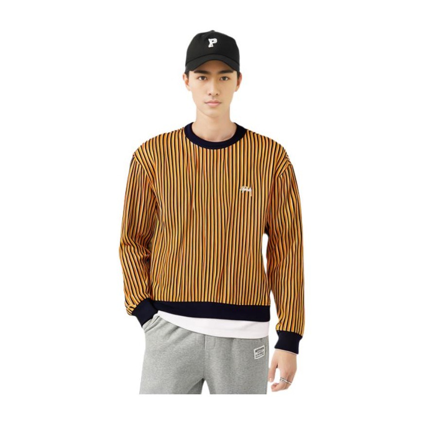 Stussy Logo Crewneck Yellow