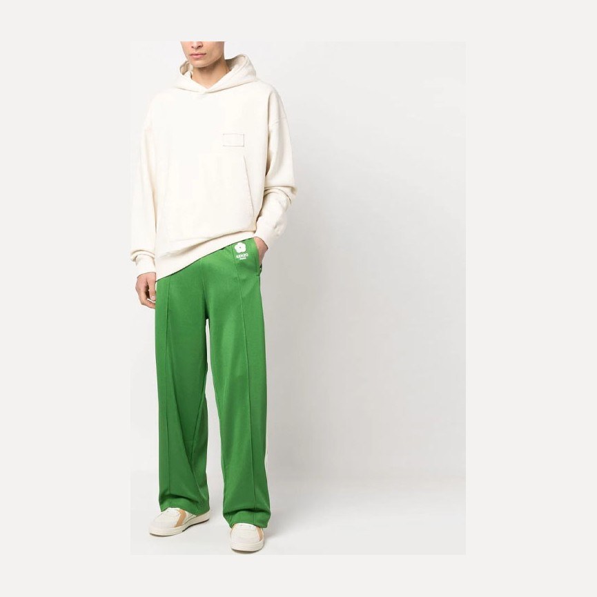 KENZO SS23 Logo Print Casual Pants