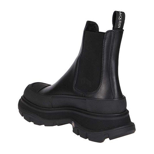 Alexander McQueen Tread Slick Chelsea Boots Black