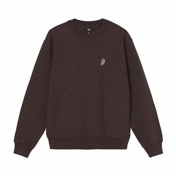 Stussy Swirl Embroidered Crew