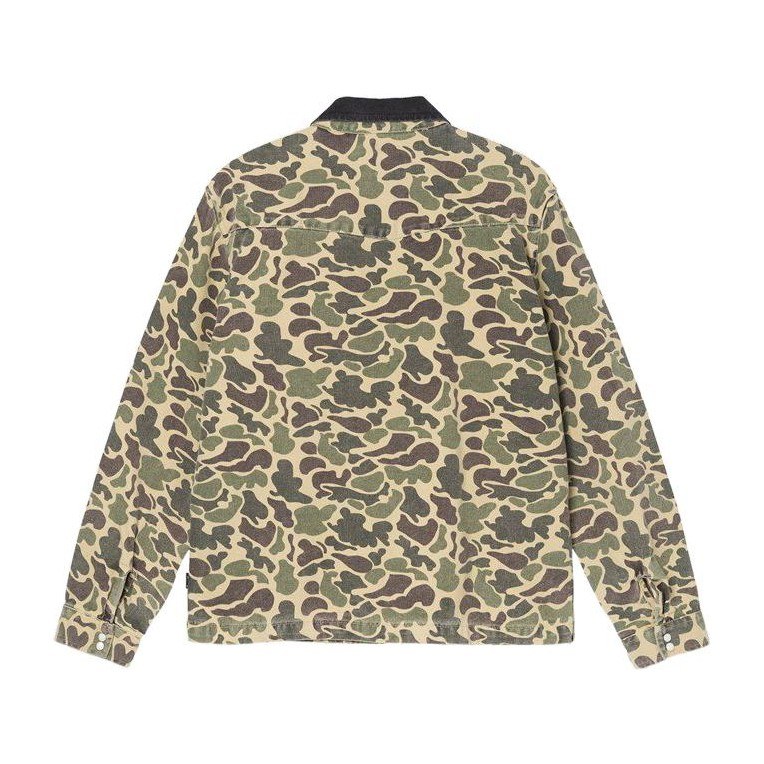 Stussy SS22 Washed Canvas Work Shirt