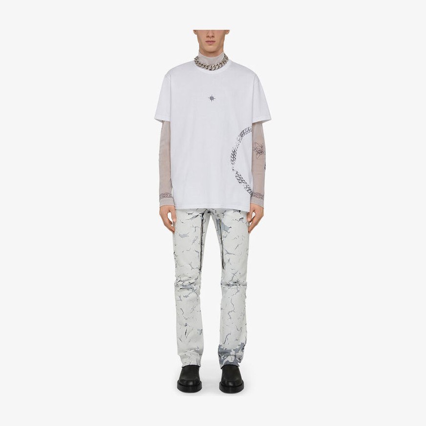 Givenchy SS21 White Jeans