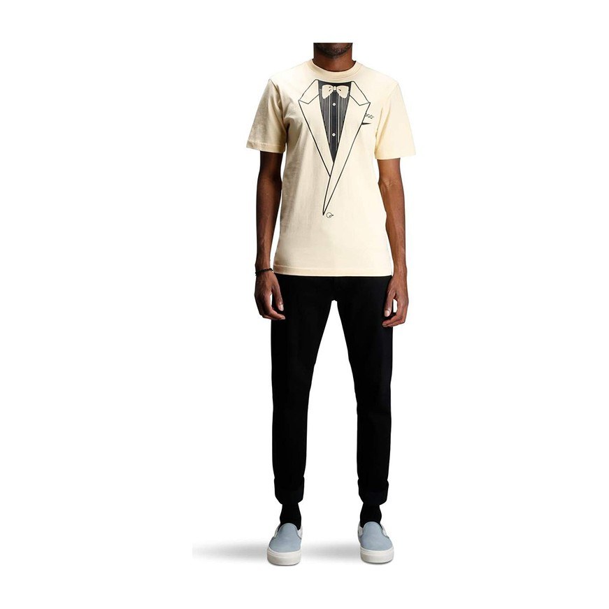 OFF-WHITE Large Logo T-Shirt Vanilla