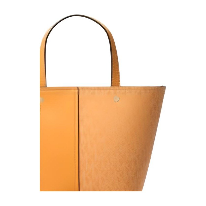 Michael Kors MK Patchwork Leather Tote Medium Honey Wheat