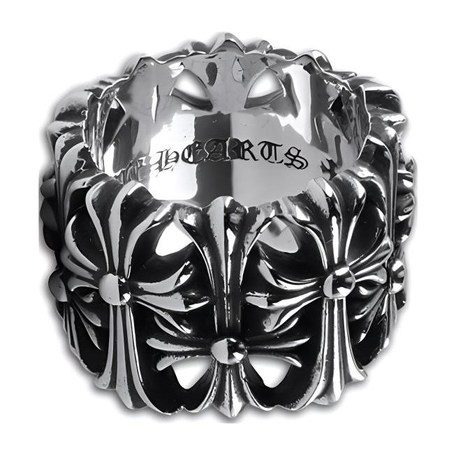 Chrome Hearts Cross Ring Silver